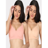 IN CARE LINGERIE - Multicolor Cotton Non Padded Women's T-Shirt Bra ( Pack of 2 ) - None