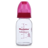 Morisons Baby Dreams Glass Feeding Bottle 125ml - Pink