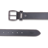 Red Tape Genuine Black Leather Belt For Men | Solid Leather Belt | Classic and Durable