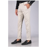 MANCREW - Beige Polycotton Slim - Fit Men's Formal Pants ( Pack of 2 ) - None