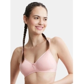 Jockey 1581 Wirefree Non Padded Super Combed Cotton Beginners Bra - Blush Pink - None