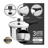 Milton Pro Cook Triply Pressure Cooker With Outer Lid (3 litre) Silver