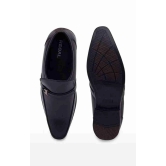 Men's Black Leather Formal Slip-ons