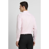 Men Pink Slim Fit Formal Full Sleeves Formal Shirt