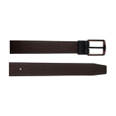 Zacharias - Brown Leather Men's Reversible Belt ( Pack of 1 ) - None