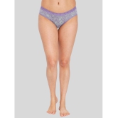 ILRASO - Purple Cotton Printed Women's Briefs ( Pack of 1 ) - None