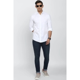 Men White Super Slim Fit Formal Full Sleeves Formal Shirt