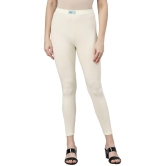 Jcss - Off White Lycra Women's Leggings ( Pack of 1 ) - None