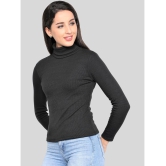 NUEVOSDAMAS Cotton Black Pullovers - Single - L