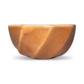 Ceramic Dining Studio Collection Orange Rustic Glazed Large Ceramic Serving Bowl