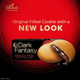 Sunfeast Dark Fantasy Choco Fills, Original Filled Cookies With Choco Creme, 75G