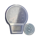 Monsoon Cap Speedo Meter, AMP Meter and Tank Cap Cover For RE Roborn, Standard 2023 Bullet Meri Jaan