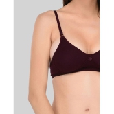 Elina Cotton Non Padded Womens T-Shirt Bra ( Purple ) - 40B