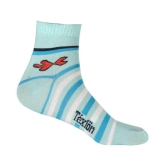 Texlon - Multicolor Cotton Women's Ankle Length Socks ( Pack of 4 )