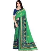 LEELAVATI - Multicolor Georgette Saree With Blouse Piece ( Pack of 1 ) - Multicolor