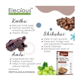 Elecious Naturals Amla, Reetha, Shikakai Powder For All Hair | 100% Natural, No Preservative