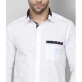 Springberry - White Cotton Slim Fit Mens Casual Shirt ( Pack of 1 ) - None