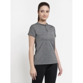 Uzarus Grey Polyester Tees - Single - None