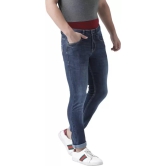 Men Slim Mid Rise Blue Jeans