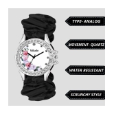 Mikado - Black Fabric Analog Womens Watch