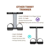 VOLTEX  Double Spring Tummy Trimmer Men and Women for Abs Workout Stomach Exercise Machine for Women and Men Exercise - Black