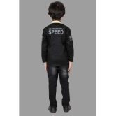 DKGF Fashion - Black Cotton Blend Boys Shirt & Jeans ( Pack of 1 ) - None