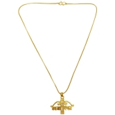 gilher - Golden Pendant set ( Pack of 1 ) - Golden