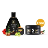 Ayurvedic oil with Heater 50ml +Free Hair Wax-50GMS