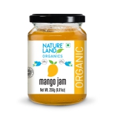 Natureland Organics Mango Jam And Pineapple Jam Combo, 250 gm Each - Pack of 2