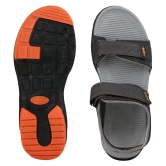 Campus - Dark Grey Mens Floater Sandals - None