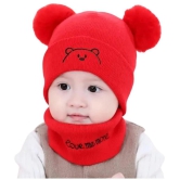 Zacharias Baby Boy''s Winter Woolen Kids Cap & Neckwarmer/Muffler - None