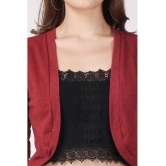 Affair Cotton Womens Shrugs - Maroon ( Single ) - None