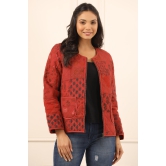 Printed women quilted  jacket-M