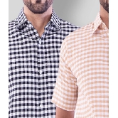 DESHBANDHU DBK - Multicolor Cotton Regular Fit Mens Casual Shirt (Pack of 2 ) - None