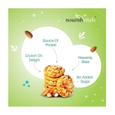 NourishVitals Sugar Free Almond Cookies, No Added Sugar, Heavenly Bites, Source of Protein, Crunchy Delights, Genius Snack, 120g