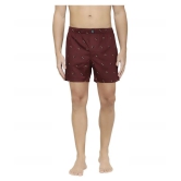 XYXX - Maroon Cotton Blend Mens Boxer ( Pack of 1 ) - M