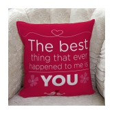 HOMETALES - Multicolor Polyester Gifting Printed Cushion