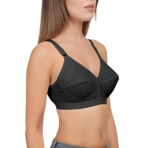 Eves Beauty Women Full Coverage Bra-34D / Pink / Cotton rich