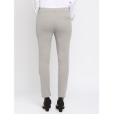 Smarty Pants - Grey Lycra Straight Women''s Formal Pants ( Pack of 1 ) - None