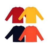 Diaz Boys/Girls Cotton Full Sleeves T-shirt combo pack of 4 - None