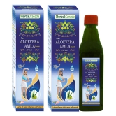 Herbal Canada Aloevera Amla Liquid 500 ml Pack Of 2