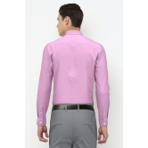 Men Pink Slim Fit Formal Full Sleeves Formal Shirt