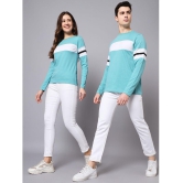 The Dry State - Blue Cotton Regular Fit Couple T-Shirt