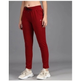 Addyvero Maroon Cotton Blend Trackpants - Single - 36