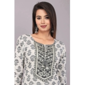 JC4U - Grey Cotton Womens Straight Kurti ( Pack of 1 ) - None