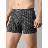 Lux Cozi - Black Cotton Mens Trunks ( Pack of 4 ) - None