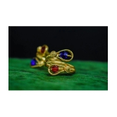 AanyaCentric Gold Plated 3 Pair Toe Rings - Golden