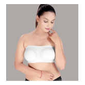 HAYA White Polyester Non Padded Womens Strapless Bra ( Pack of 1 ) - None