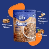 Fit & Flex Muesli Choco Almond Cookie Delight (210g) | Pack of 2 | Low Added Sugar | Zero Cholesterol