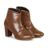 Ishransh - Brown Women's Ankle Length Boots - None